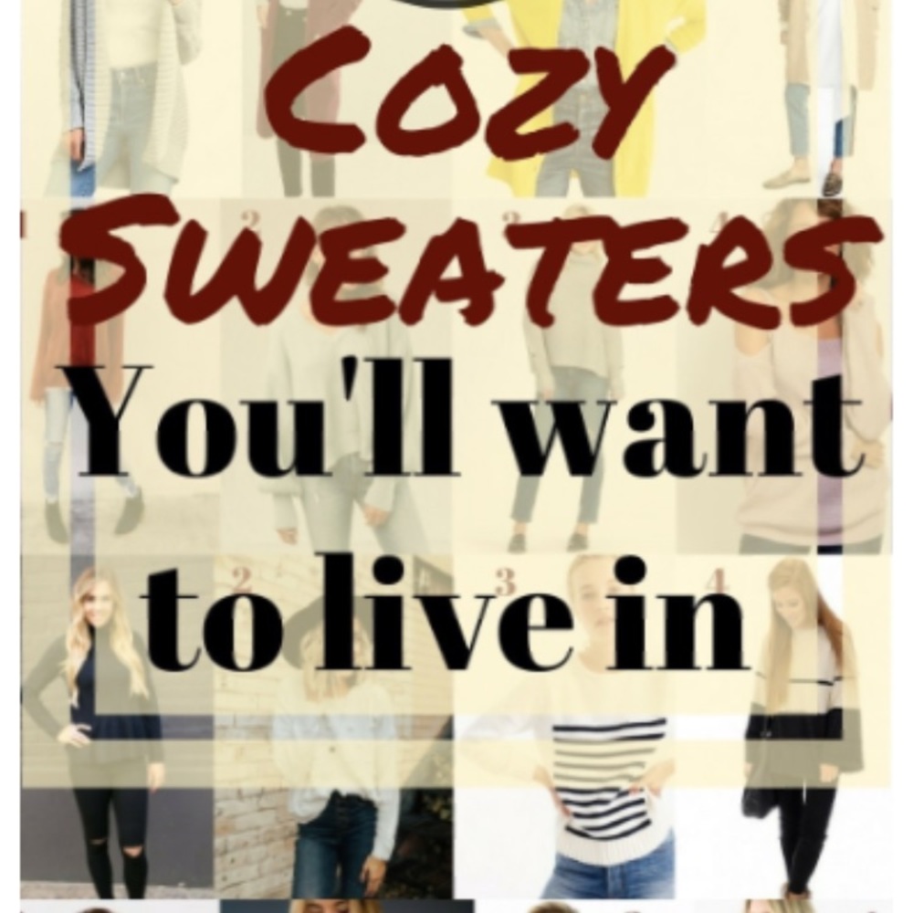Cozy fall sweaters for sale!